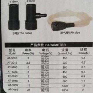 Máy bơm Atman 305s