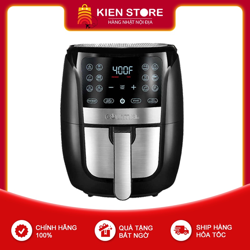 Nồi Chiên Không Dầu Gourmia Nội Địa Nhật Bản 5.7 lít Điện 110V | Công suất lên đến 1400W | Phù hợp cho từ 4-8 người ăn