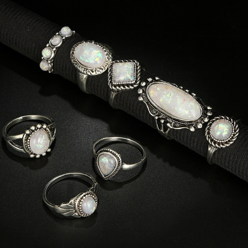 Set 8 Nhẫn Đeo Tay Phong Cách Boho Thời Trang Cho Nữ