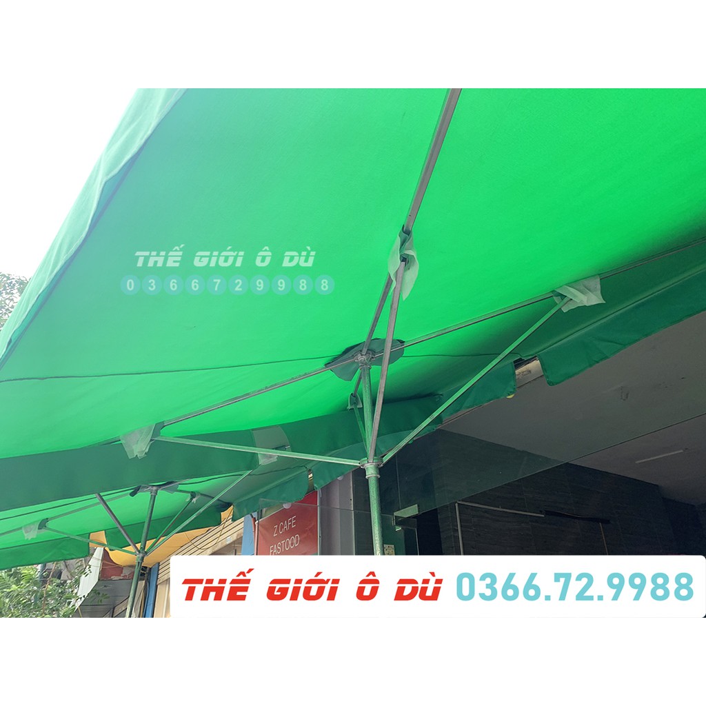 Ô Dù Mái chéo- Chính Tâm Mái Chéo- vải bạt