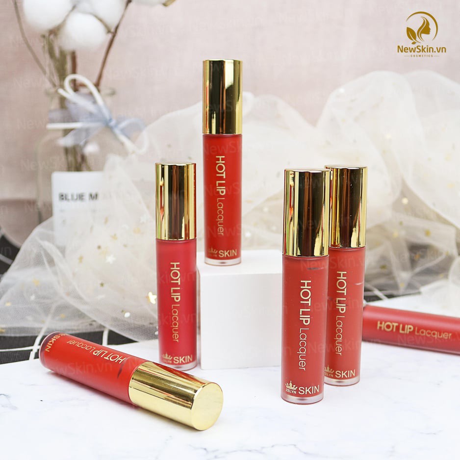 Son Kem Lì Hot Lip Lacquer Zelyn Skin