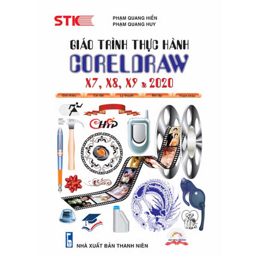 Sách - Giáo Trình Thực Hành CorelDraw X7, X8, X9 Và 2020
