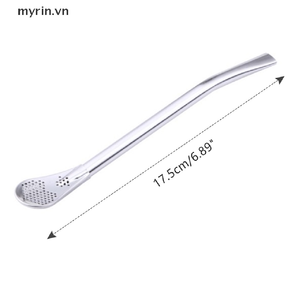 Ống Hút Lọc Trà Bằng Thép Không Gỉ Hình Quả Bầu