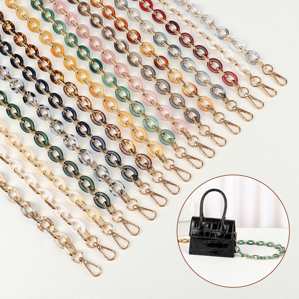Dây Xích Bằng Nhựa Acrylic Đeo Túi Xách/ Đeo Vai Có Thể Tháo Rời Tiện Dụng Cho Nữ