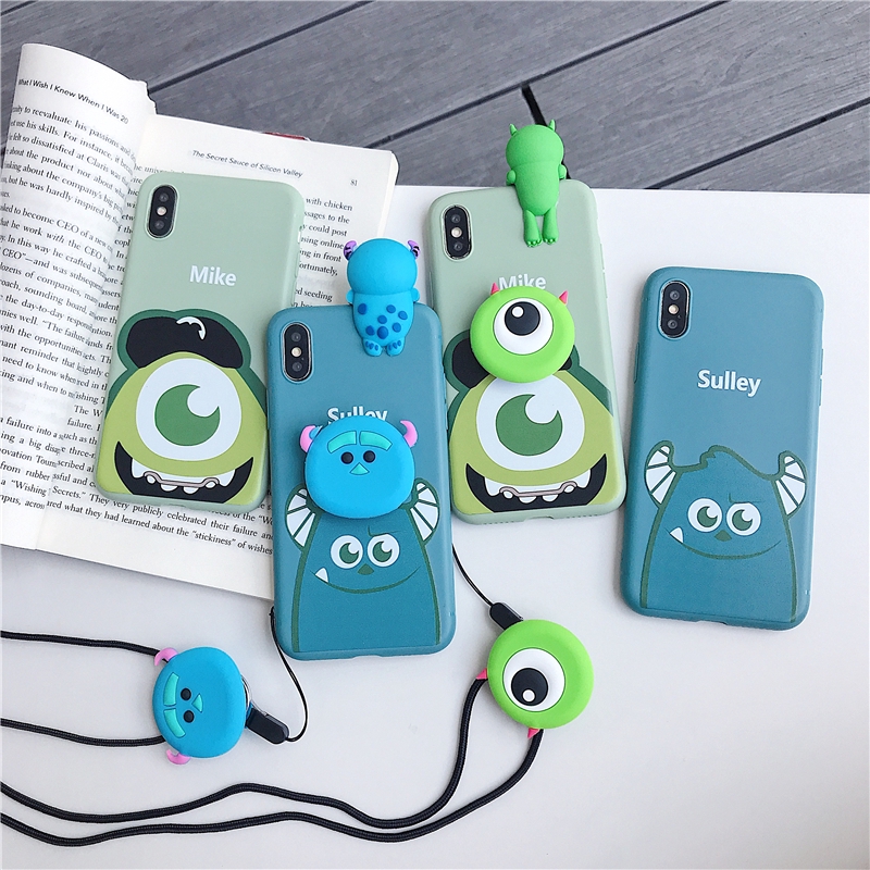 Ốp điện thoại quái vật Pixar nhiều mẫu dễ thương cho OPPO F11 F9 Pro A3s F7 F5 A7 A57 A39 F1s A83 F3 A77 A37 Neo 9