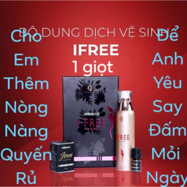 [Chính hãng] Dung dịch vệ sinh phụ nữ Ifree + nước hoa vùng kín Jeun