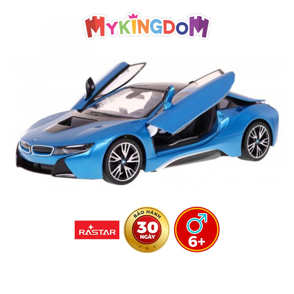 Đồ Chơi Điều Khiển RASTAR Xe Bmw I8 Mở Cửa Bằng Điều Khiển Xanh R71000-3