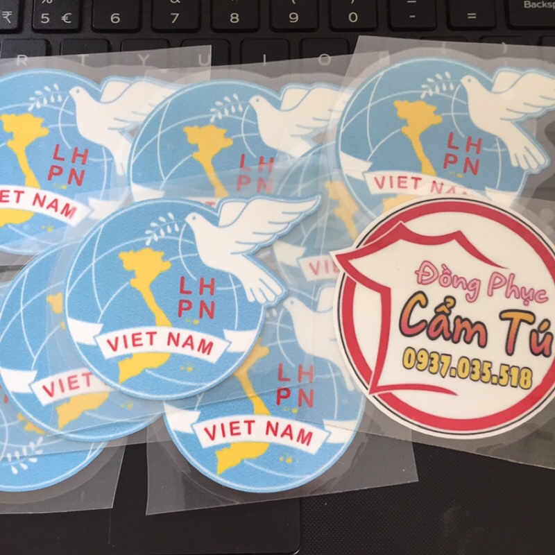 Logo ủi áo Hội Liên Hiệp Phụ Nữ Việt Nam