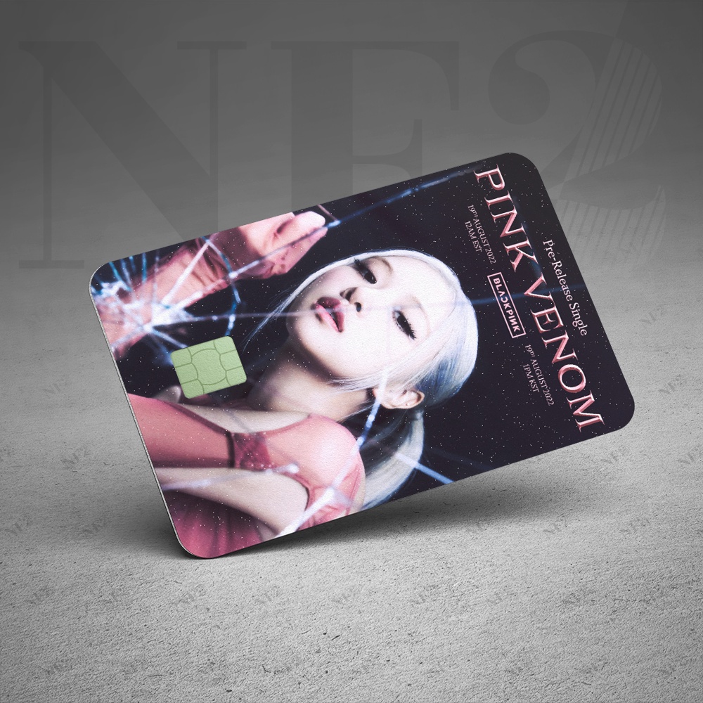 PINK VENOM CARD - Decal Sticker Thẻ ATM  Miếng Dán Trang Trí NF2 Cards