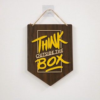 Bảng Gỗ Khẩu Hiệu Tiếng Anh