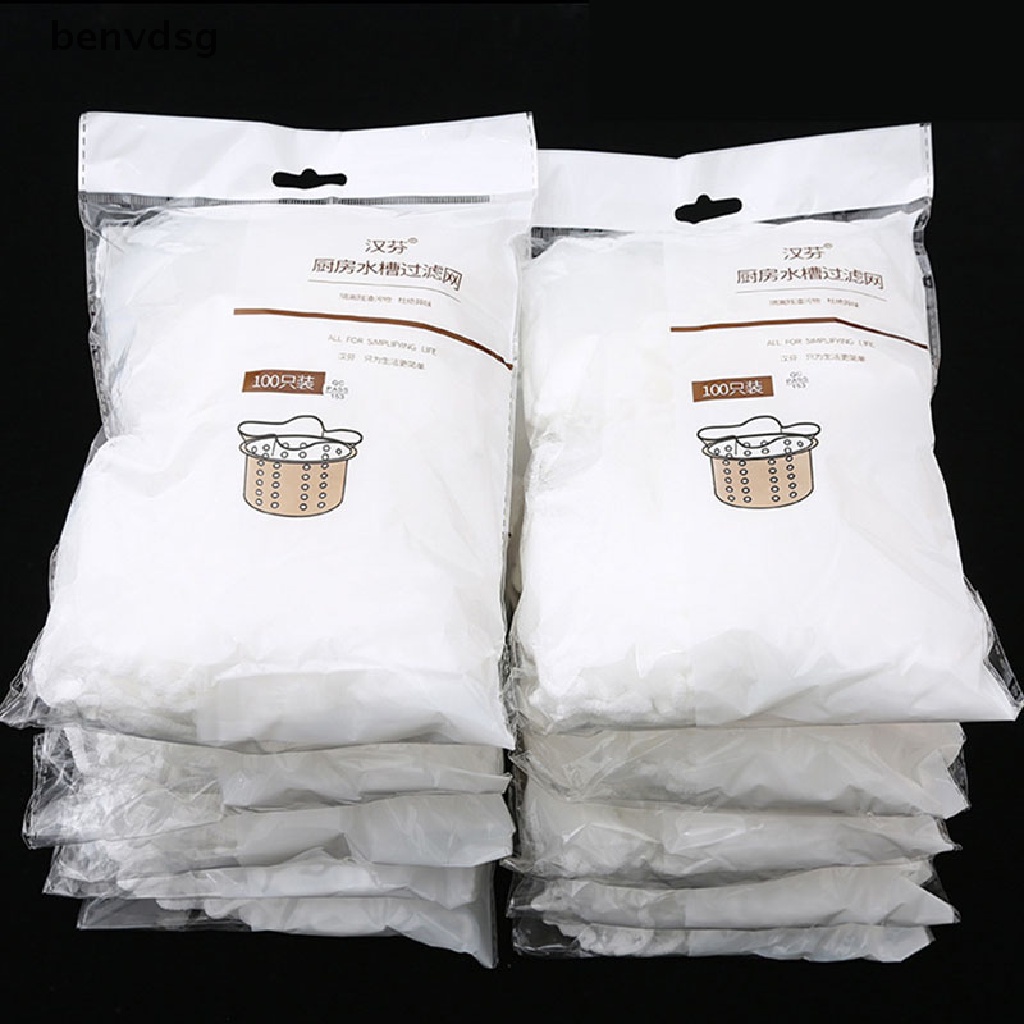 Set 100 / 30 Túi Lưới Lọc Rác Dùng Một Lần Cho Bồn Rửa Chén