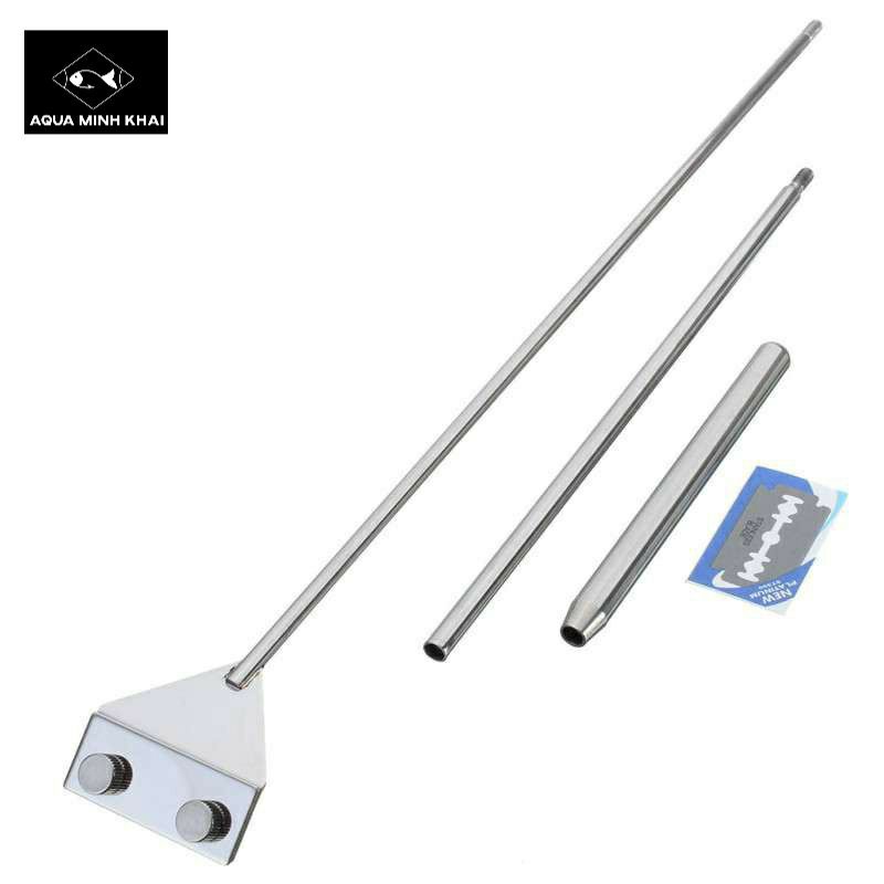 Dao cạo rêu inox Mufan - Dụng cụ vệ sinh bể thuỷ sinh