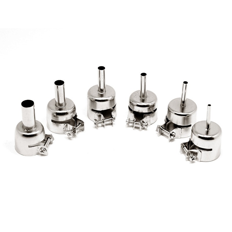 Bộ 6 Đầu Khò Cho Máy Hàn 3 / 4 / 5 / 6 / 8 / 10mm Chuyên Dụng