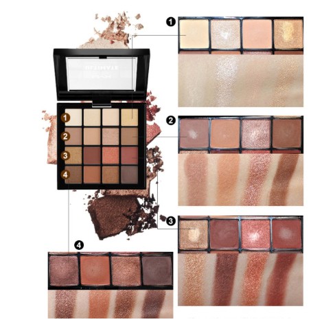 [Hàng mới về] Phấn mắt NYX 16 Màu Lì Tông Đất Ấm Để Trang Điểm | BigBuy360 - bigbuy360.vn