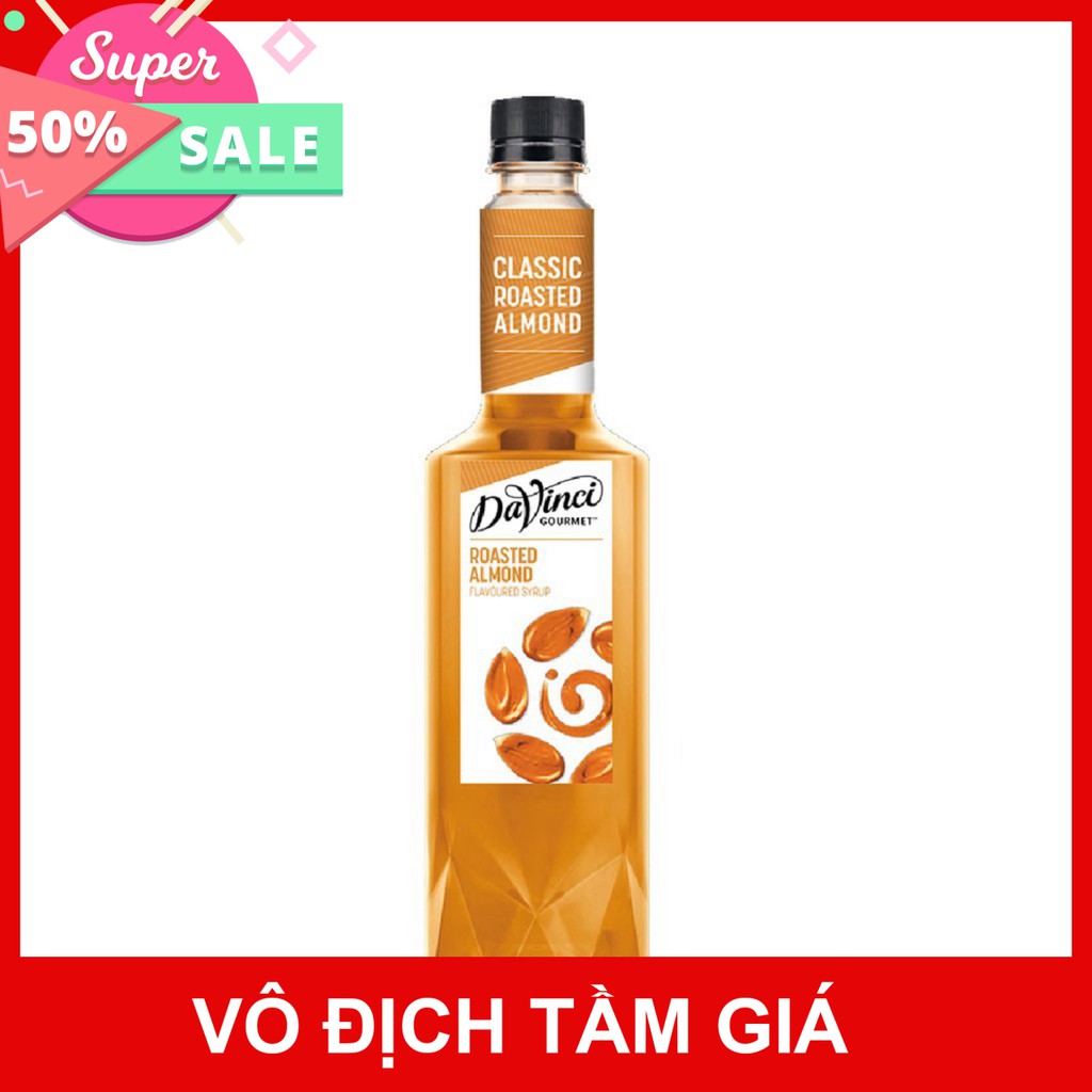 Syrup Davinci hương vị Hạnh Nhân Rang  750 ml
