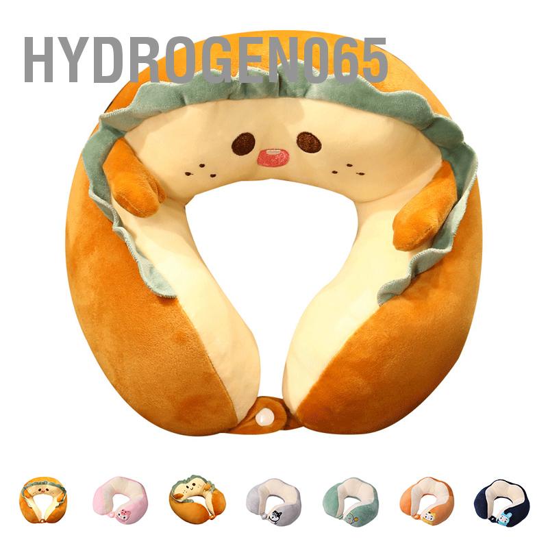 Gối cổ hình chữ U đầu di động dễ thương cho văn phòng Ngủ trưa trên xe du lịch Hydrogen065