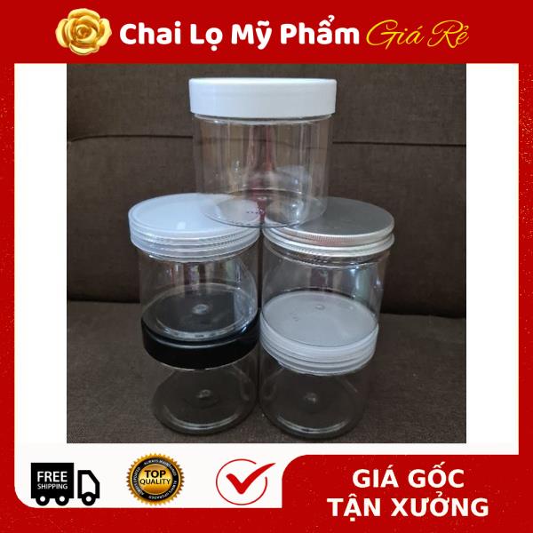 Hủ Đựng Kem ❤ RẺ VÔ ĐỊCH ❤ Hũ nhựa pet 500g đựng mỹ phẩm , thực phẩm, đồ khô, ngũ cốc
