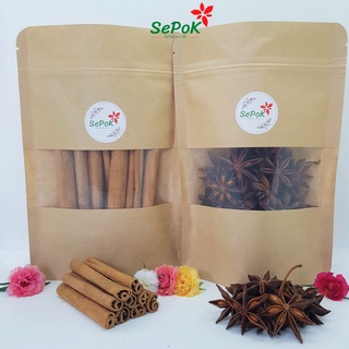 Combo Hoa Hồi + Quế Thanh Sấy Khô Mỗi Loại 100g SePok
