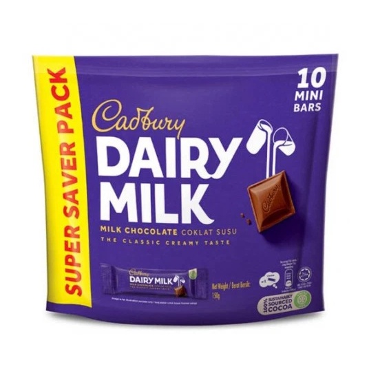 Chocolate Cadbury Dairy Milk gói 150gr