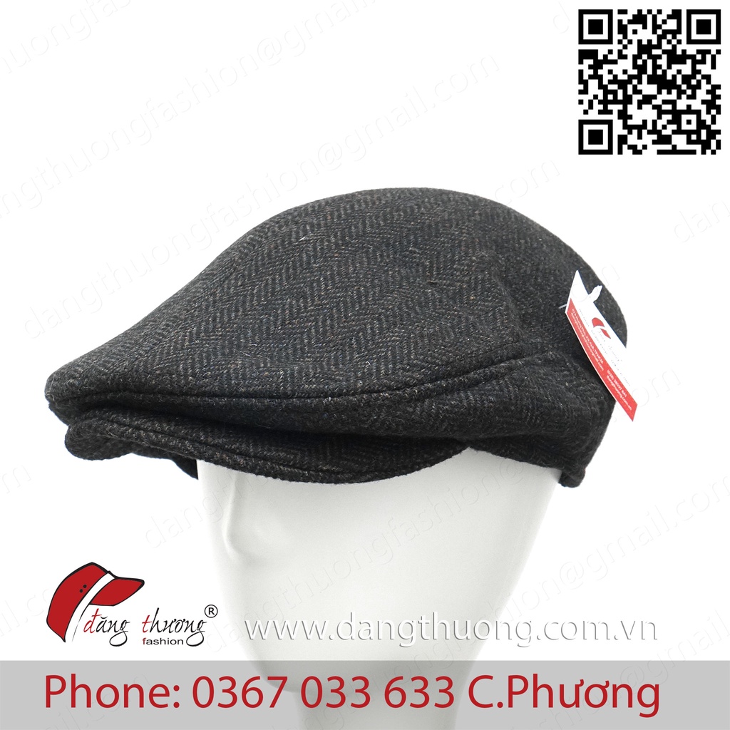 Mũ nồi nam bere beret trung niên cao tuổi NỈ DẠ DÀY - HÌNH THẬT CLIP THẬT C 629
