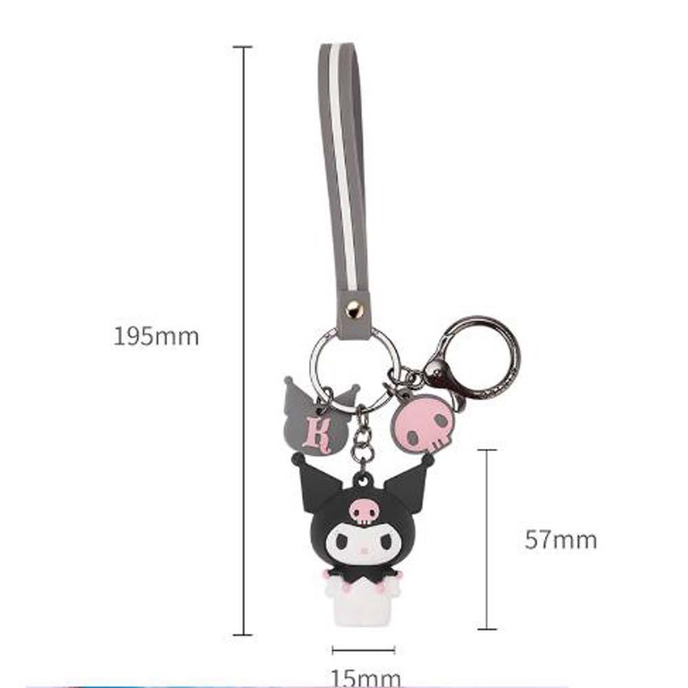 Móc Khóa Hình Chim Cánh Cụt Kuromi My Melody Cinnamoroll Dễ Thương