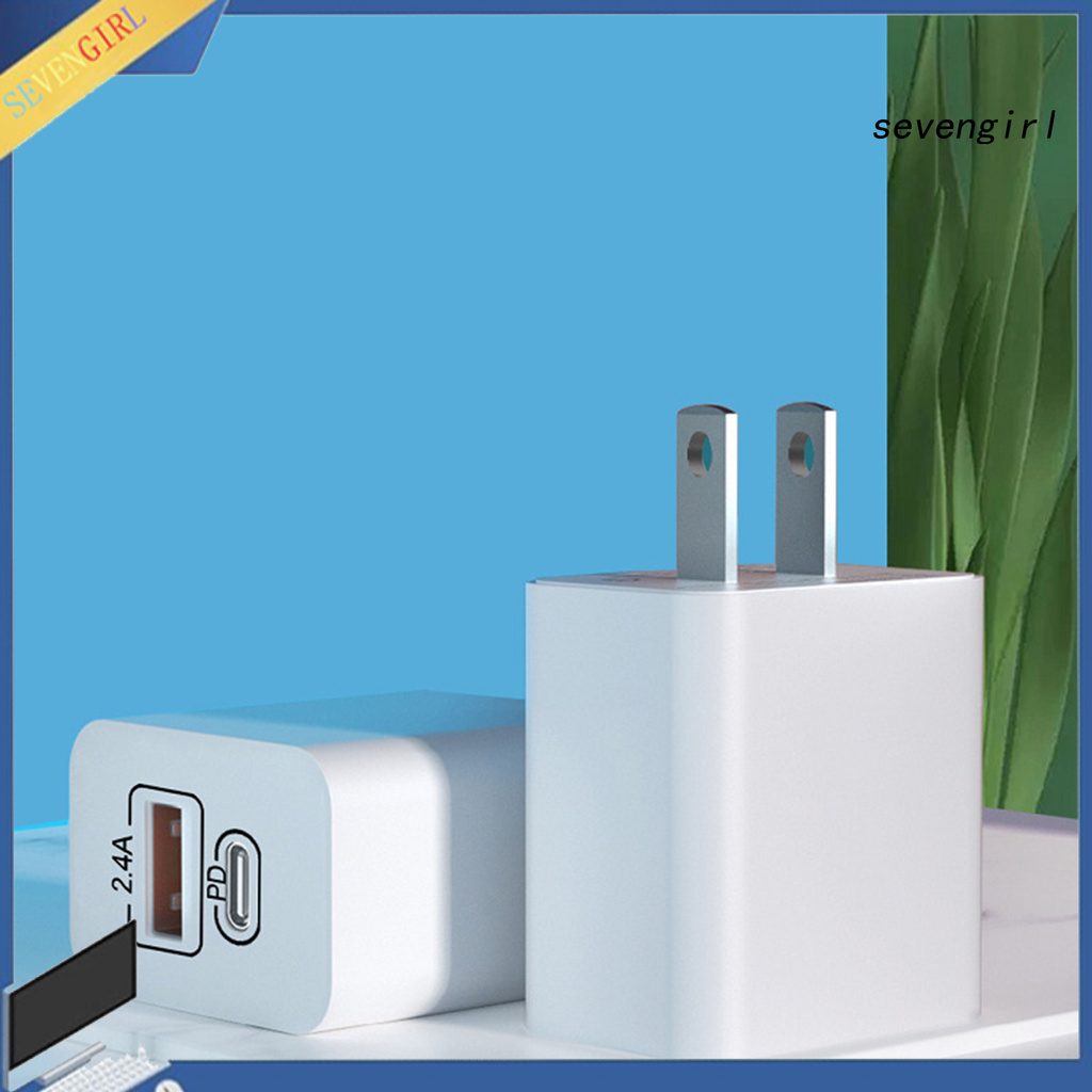 Cốc Sạc Nhanh 2 Cổng Usb Sev-Mini Pd 18w