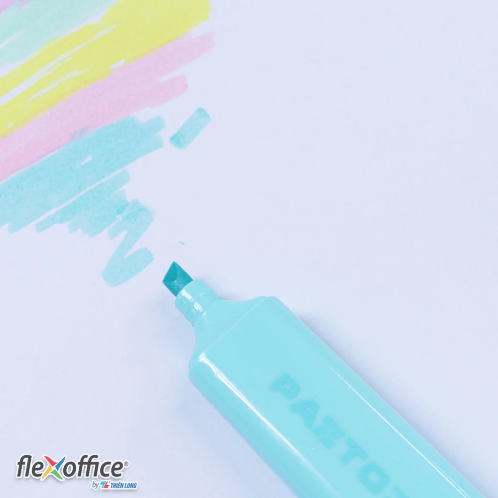 Bút dạ quang màu Pastel Thiên Long Flexoffice Pazto FO-HL009 THEARTSHOP
