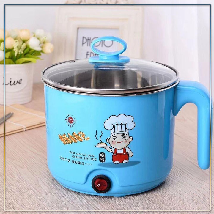 Ca mì điện 16cm mini có tay cầm đa năng bảo hành 3 tháng