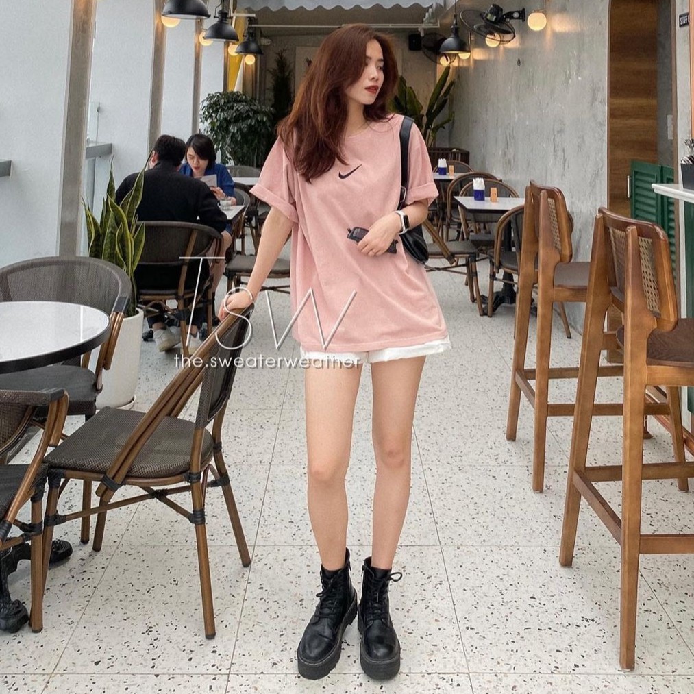 ÁO THUN TAY NGẮN IN THƯƠNG HIỆU UNISEX ĐỦ SIZE M L XL HÌNH THẬT TỰ CHỤP | BigBuy360 - bigbuy360.vn