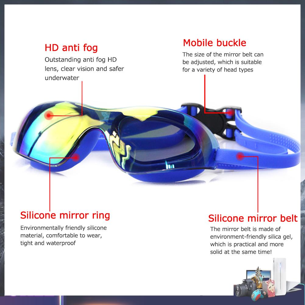 Kính Bơi Chống Thấm Nước Gây Sương Mù Tiện Dụng Cho Người Lớn