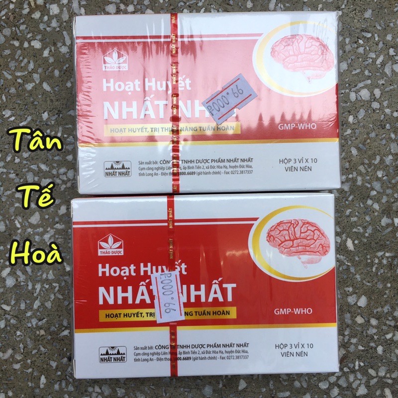 Combo5 Hoạt Huyết Nhất Nhất - Cải Thiện Tuần Hoàn Não