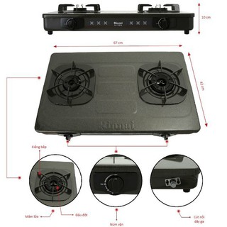 BẾP GA ĐÔI RINNAI RV-715SLIM