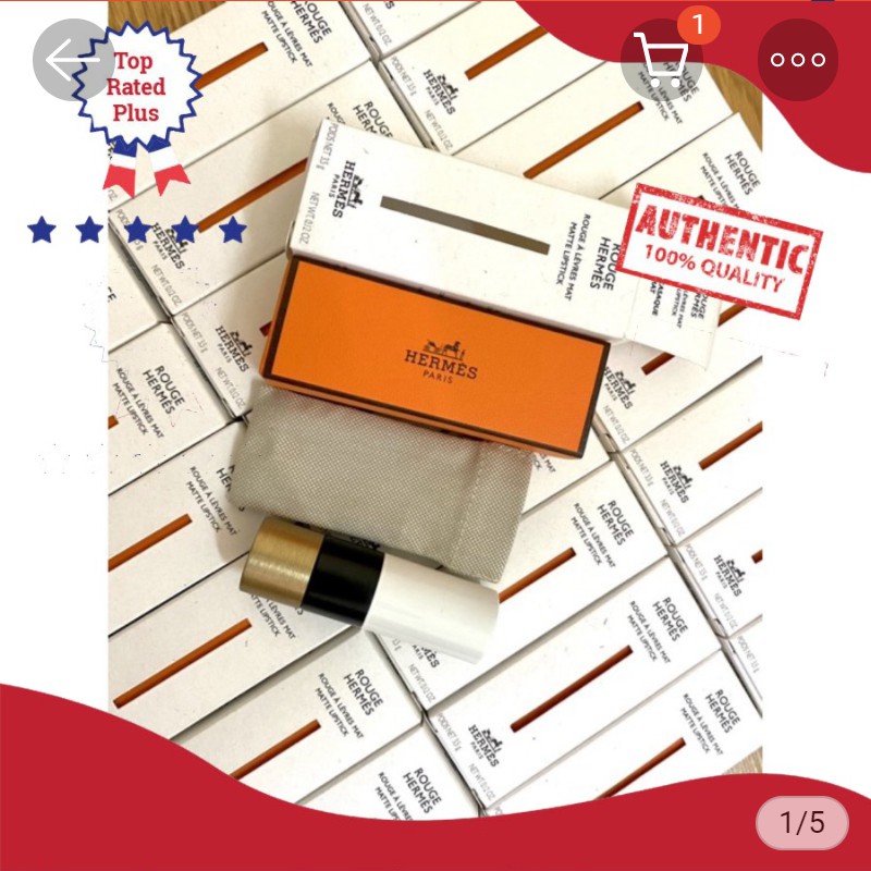 Son Môi Hermes Rouge À Levres Mat Matte Lipstick 68 Fullsize