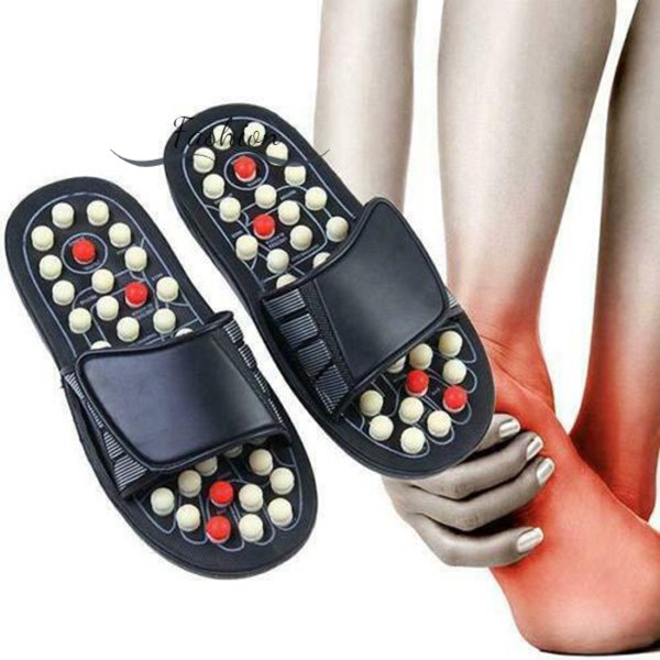 Ds Acu-Point Slippers Accupressure Massage Foot Massager Flip Flop Sandals for Women Men