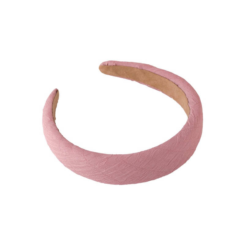 Băng Đô Cài Tóc Bản Rộng Kiểu Xếp Ly Mới Cho Nữ