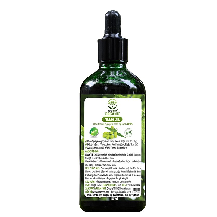 Neem Oil Trừ Bọ Trĩ Trên Hoa Hồng Chai 100 ml