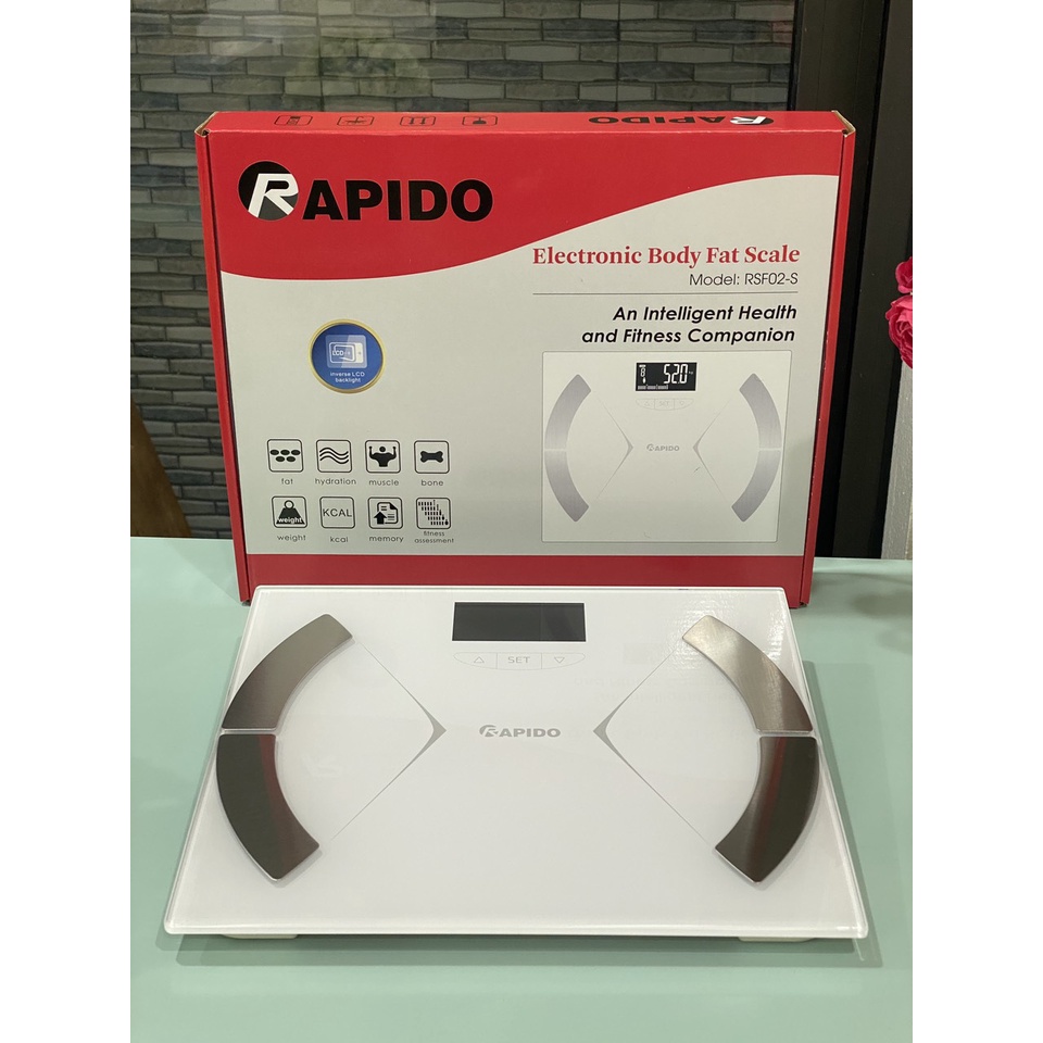 Cân sức khỏe và phân tích các chỉ số cơ thể Rapido RSF02-S