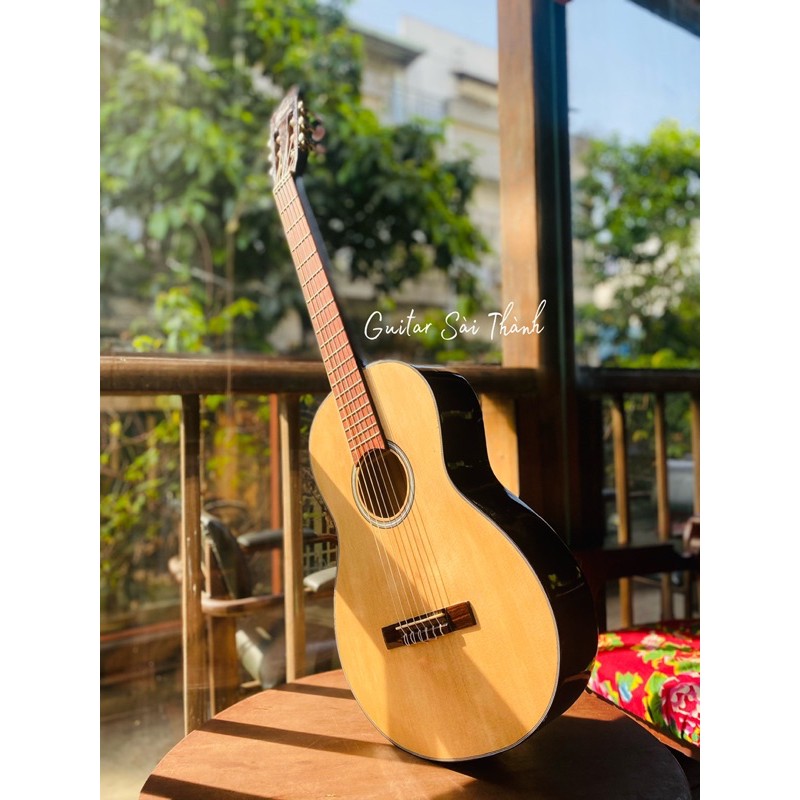 [MÃ giảm 40K]Đàn Guitar Classic Mini Chính Hãng ST.Real Guitar Sài Thành Kích Thước 3/4 Chiều Dài 87cm