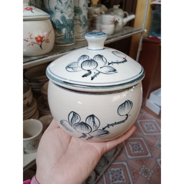 Thố trưng yến,  bát úp mì, cháo, đựng mỡ, muối ...hàng gốm sứ vuốt tay Bát Tràng