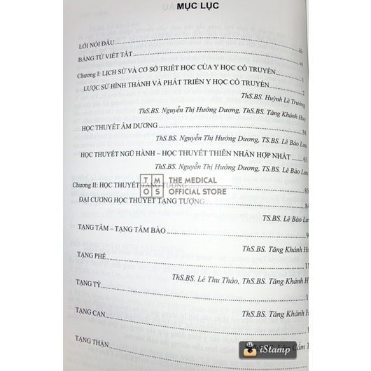 Sách - Lý Luận Cơ Bản Y Học Cổ Truyền Cơ Sở Tmos
