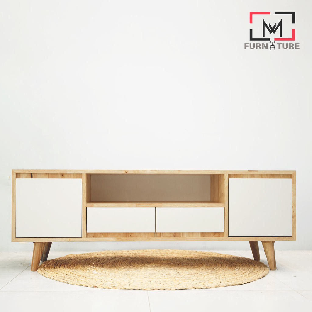 Kệ tivi gỗ cao cấp thương hiệu MW FURNITURE - Kích thước tùy chọn