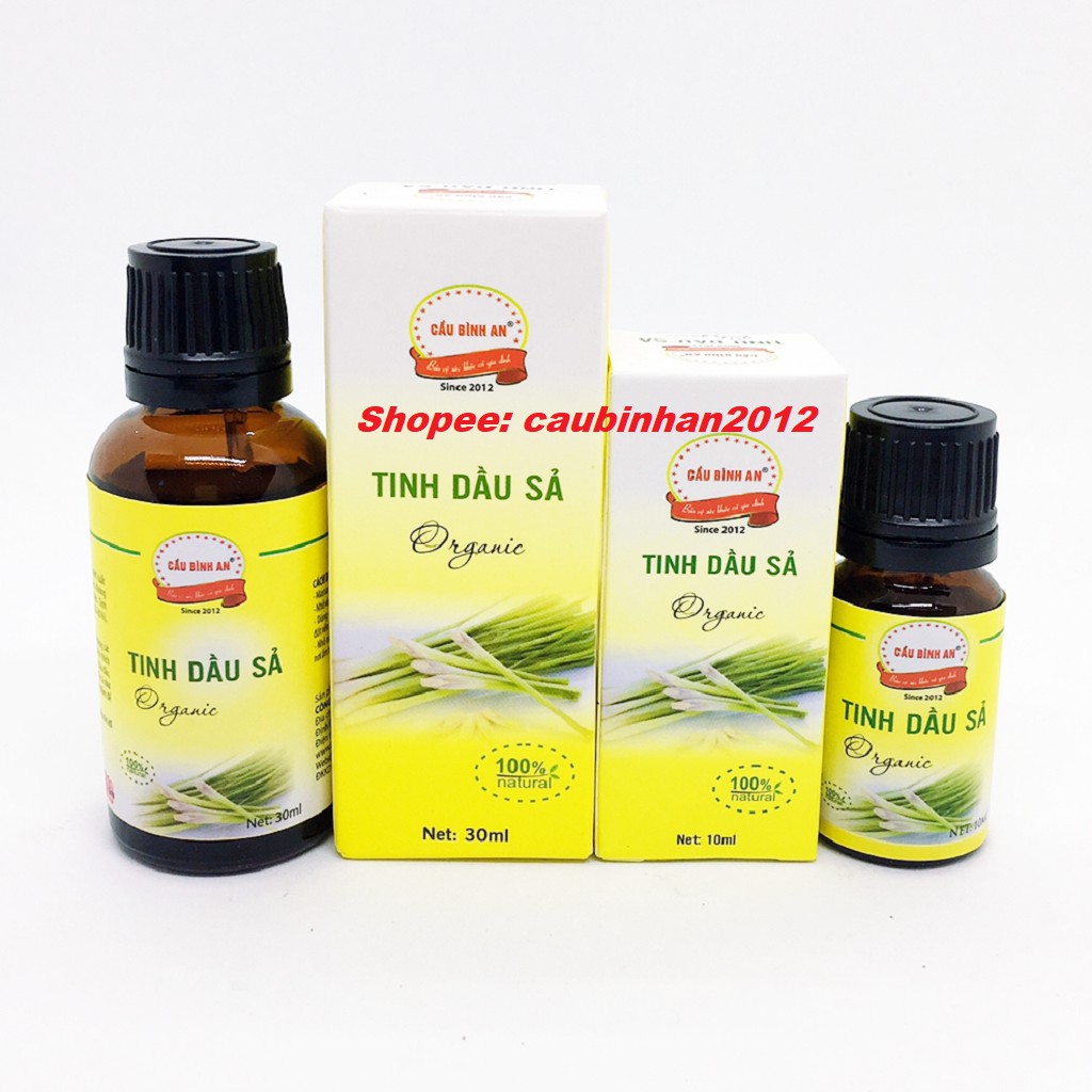 Tinh Dầu Sả Cầu Bình An Nguyên Chất 100%