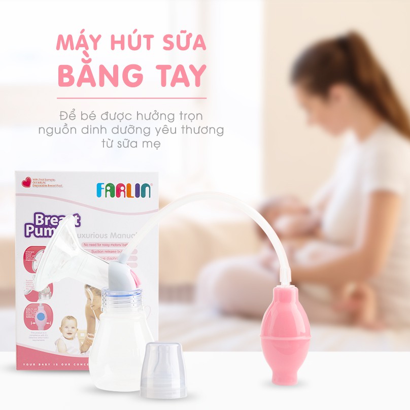 Máy Hút Sữa Vô Trùng Bằng Tay Farlin (CHÍNH HÃNG) CHO MẸ (BF-640)