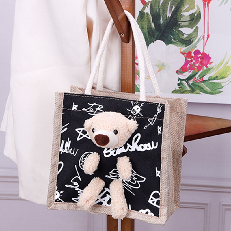 Túi Xách Đeo Vai Cỡ Lớn Hình Gấu Dễ Thương Cho Nữ