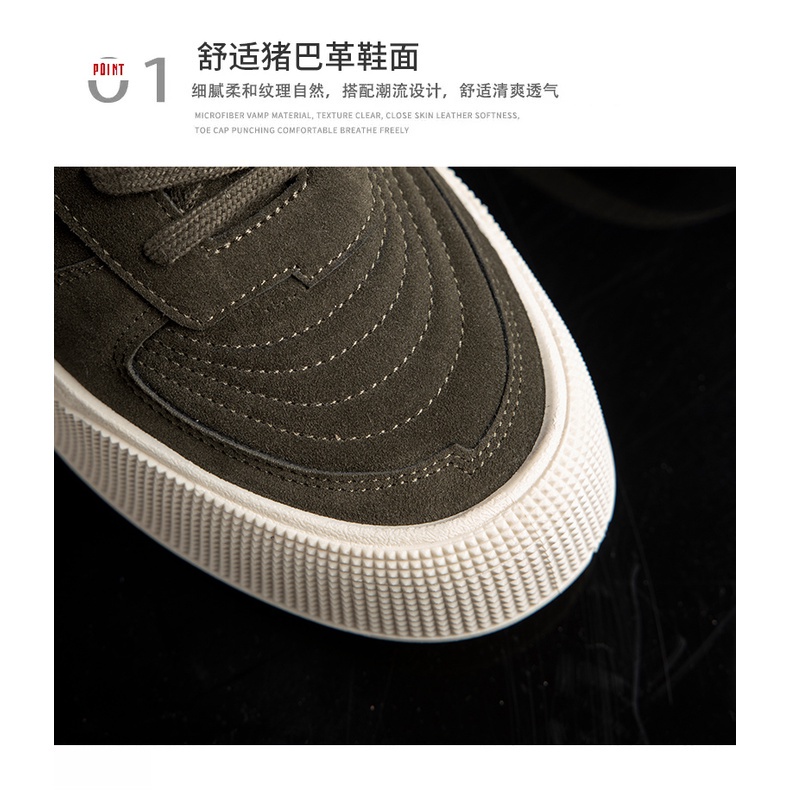 Giày thể thao vải canvas phong cách Nhật Hàn mới năm 2022 cho nam