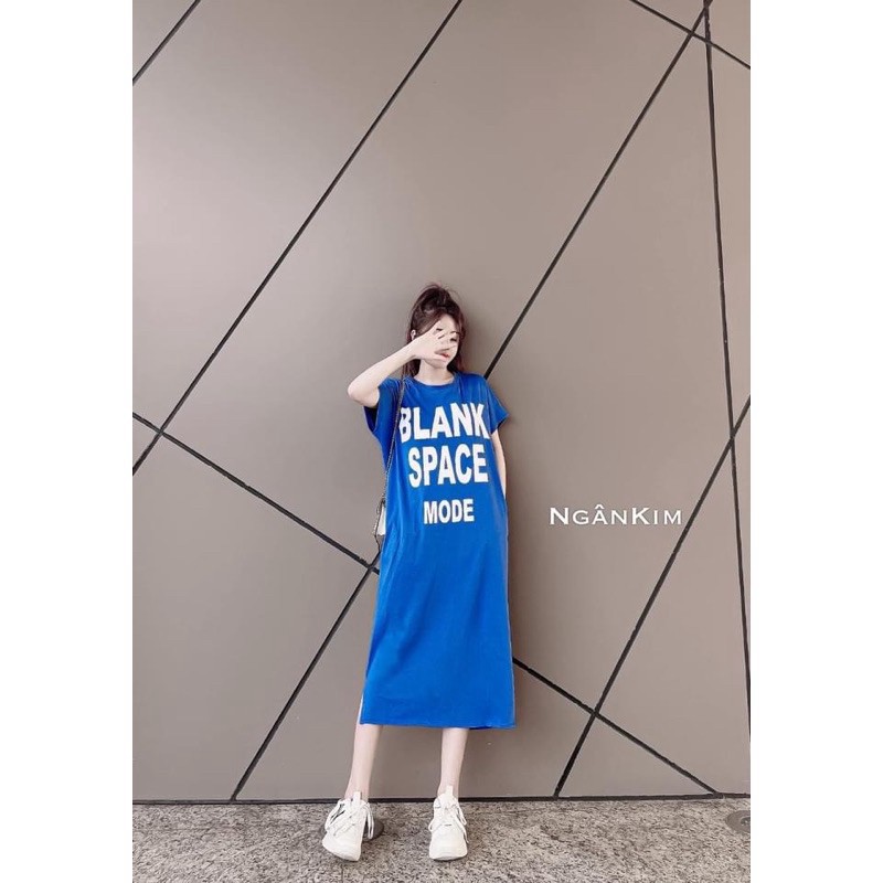 Sỉ Đầm suông - Váy suông BLANK from rộng dài 96cm