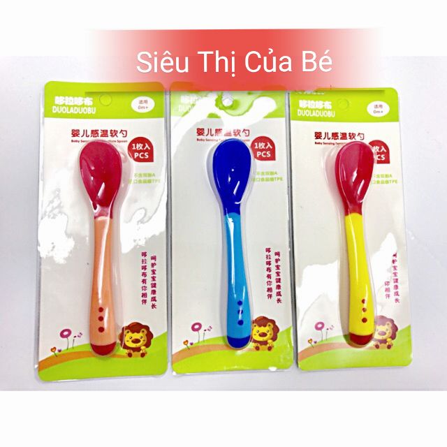 Thìa (muỗng) ăn dặm báo nóng cho bé