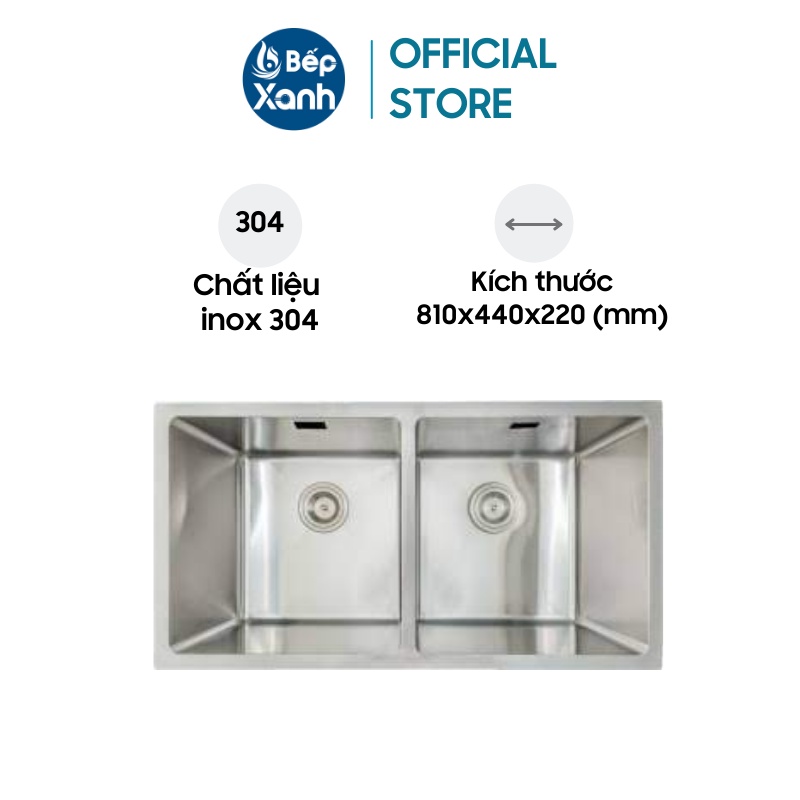 [FREESHIP HCM] Chậu Rửa Chén Eurogold EUS68144 - Chất Liệu Inox 304