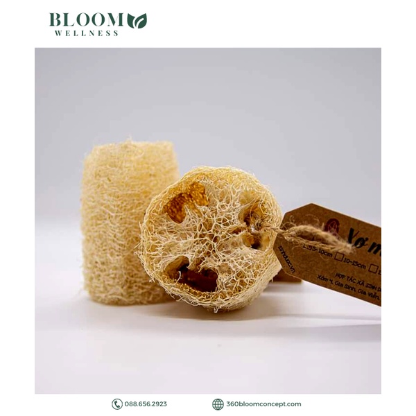 Xơ Mướp Khô Tự Nhiên, Để Tắm, Tẩy Da Chết, Rửa Bát