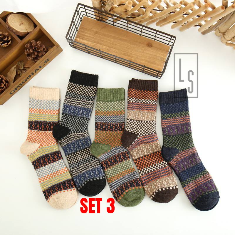 Set TẤT THỔ CẨM 7 MẪU HỌA TIẾT - GIÁ HỦY DIỆT